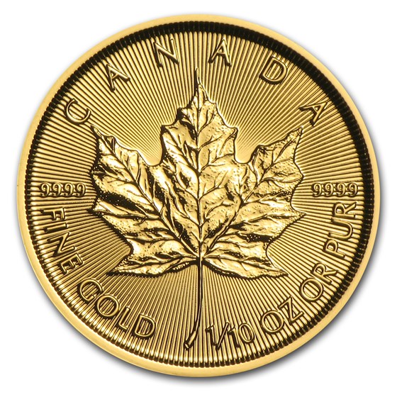 2016 Canada 1/10 oz Gold Maple Leaf BU 2016 Canada 1/10 oz Gold Maple Leaf BU